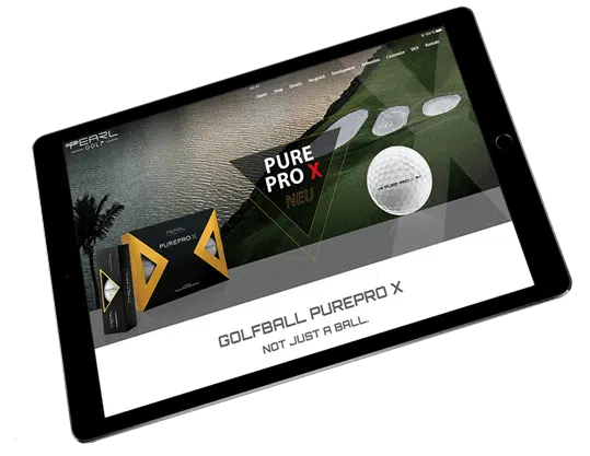 Wordpress Projekt Golfsport - Tablet